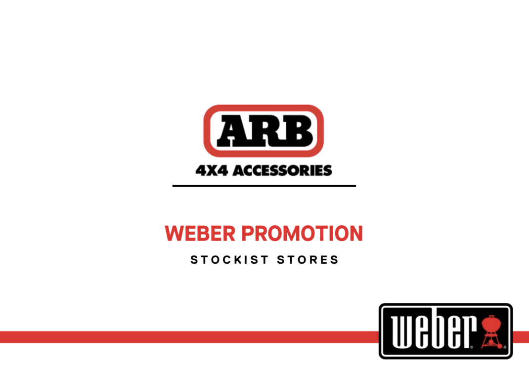 ARB x Weber Promotion Print Artwork + VM Guide Stockists